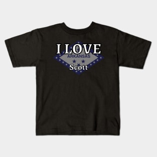 I LOVE Scott | Arkensas County Kids T-Shirt